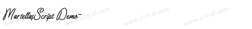 MartellasScript Demo字体转换